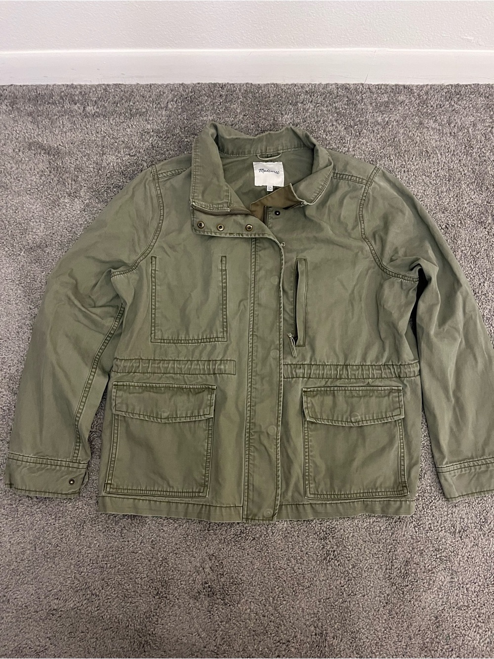 Madewell Oñive Green Utility Field Jacket